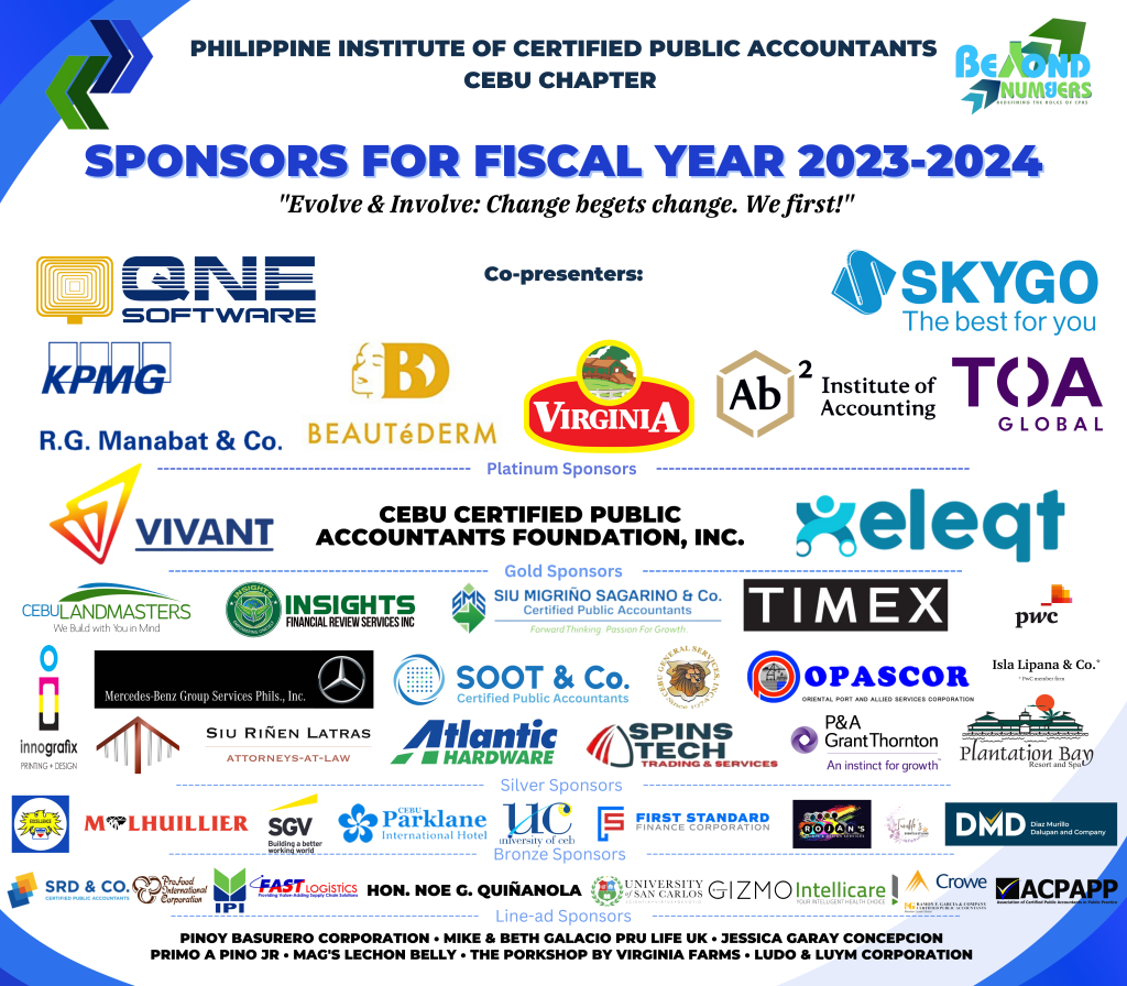 PICPA Cebu Sponsors FY2023-2024